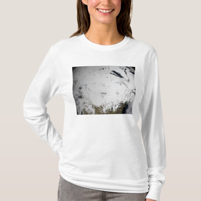 Cloud-Simulation eines Single Tag 2 T-Shirt (Vorderseite)