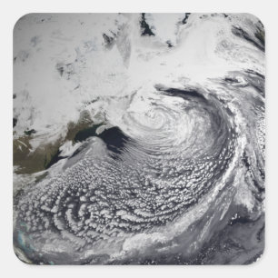 Cloud-Simulation eines Single Tag 3 Quadratischer Aufkleber