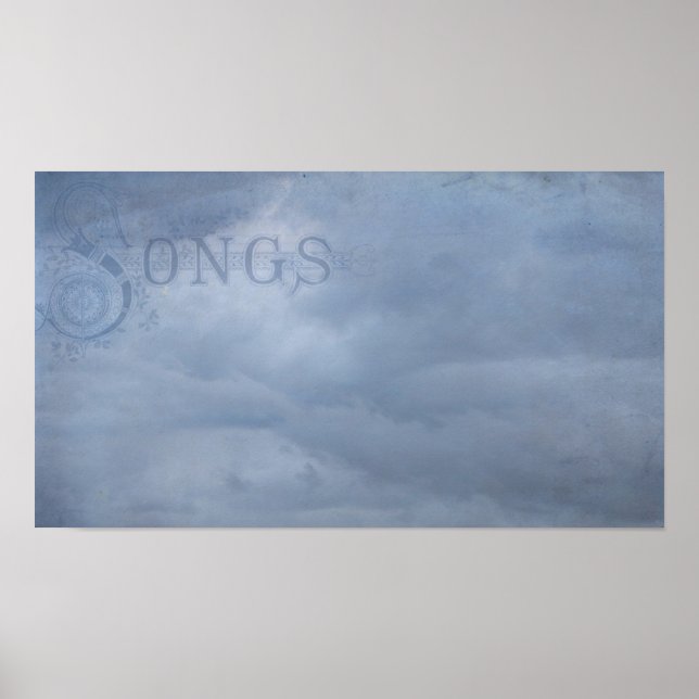 Cloud Songs Poster (Vorne)