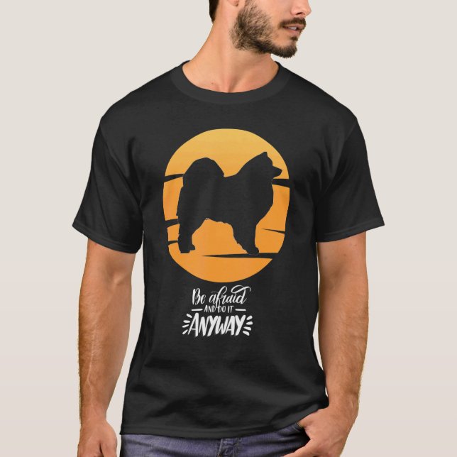 Cloud Spitz German Spitz Retro 13 T-Shirt (Vorderseite)