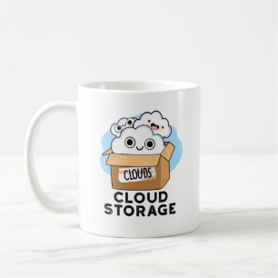 Cloud Storage Funny Weather Technology Puff Kaffeetasse