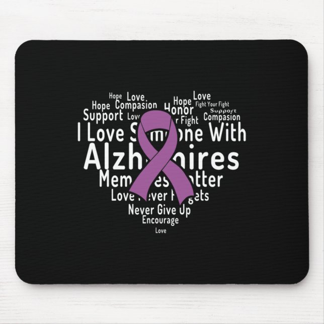 Cloud Support Alzheimerheimer Heimers Bewusstsein Mousepad (Vorne)