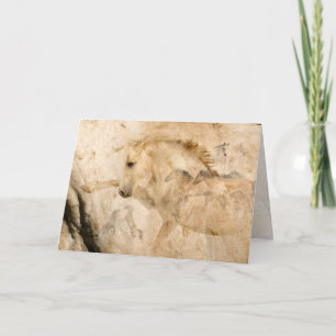 Cloud the Defender, 5" x 7" Carte de voeux pliée