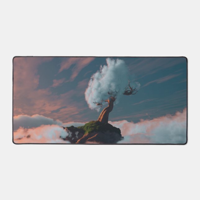 Cloud Tree Schreibtischunterlage (Vorderseite)