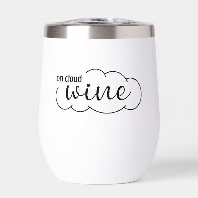 Cloud Wine Tumbler (Vorderseite)