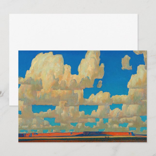 Cloud World von Maynard Dixon Einladung (Vorne/Hinten)
