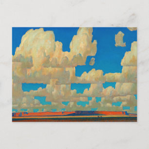 Cloud World von Maynard Dixon Feiertagspostkarte