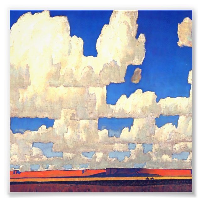 "Cloud World" von Maynard Dixon Fotodruck (Vorne)