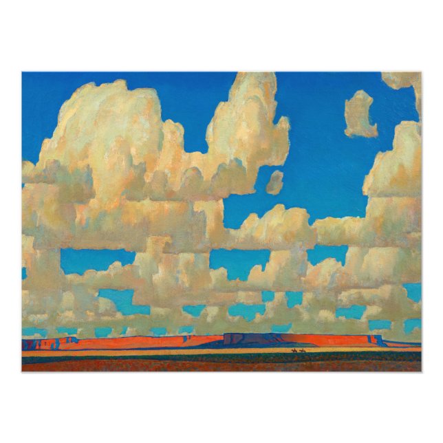 Cloud World von Maynard Dixon Fotodruck (Vorne)