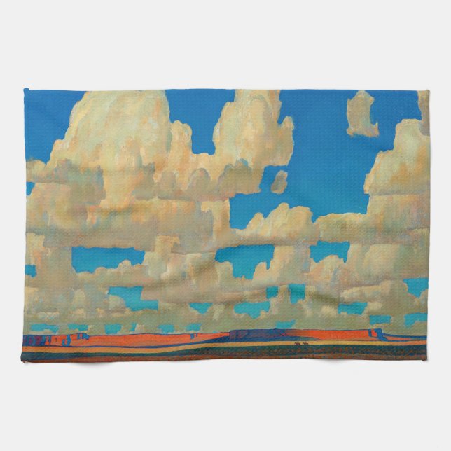 Cloud World von Maynard Dixon Geschirrtuch (Horizontal)