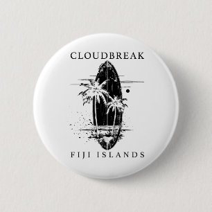 Cloudbreak Fidschi-Inseln Surfen Vintage Surfen Su Button