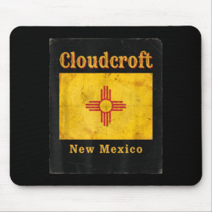 Cloudcroft New Mexico NM Staatsflagge Reise Urlaub Mousepad
