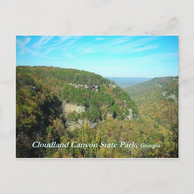 Cloudland Canyon Staat Park Postcard Postkarte (Vorderseite)