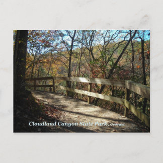 Cloudland Canyon State Park Pathway Postcard Postkarte