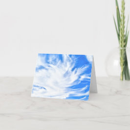 Clouds Abstrait carte blanche pour les gars