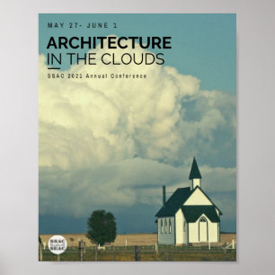 Clouds-Architektur Poster