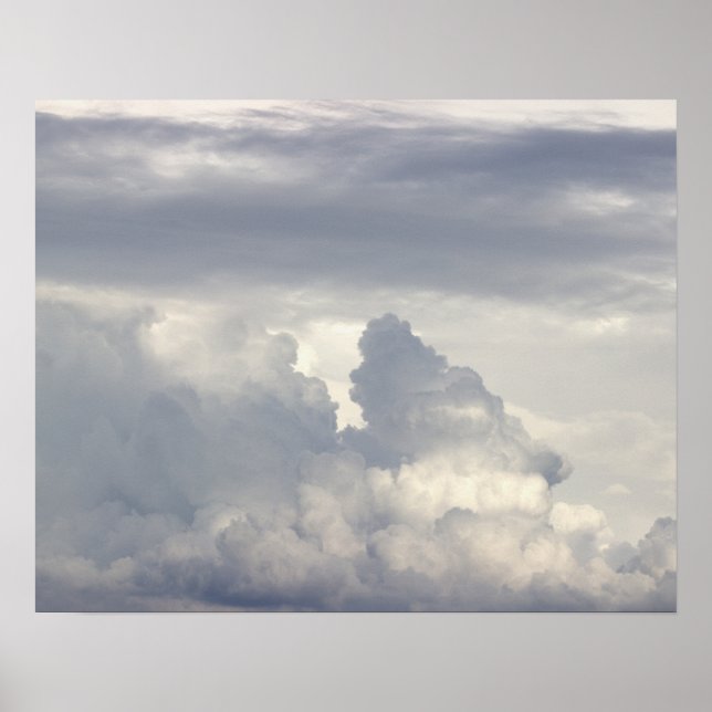 Clouds Foto Poster (Vorne)