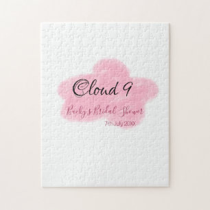 Clouds neun rote Pastell-Junggesellinnen-Abschied