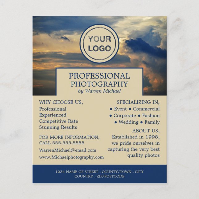 Cloudscape, Fotografie, Fotograf - Flyer (Vorne)