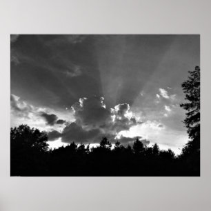 Cloudscape / Noir, Poster