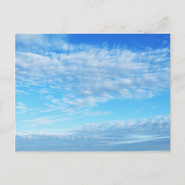 Cloudscape Postkarte (Vorderseite)