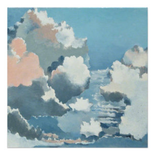 Cloudscape, schönes Gemälde von Paul Nash Poster