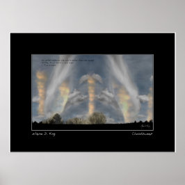 Cloudsweep - Zitat von zwei Wolfen Poster
