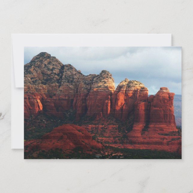 Cloudy Coffee Pot Rock in Sedona Arizona (Vorderseite)