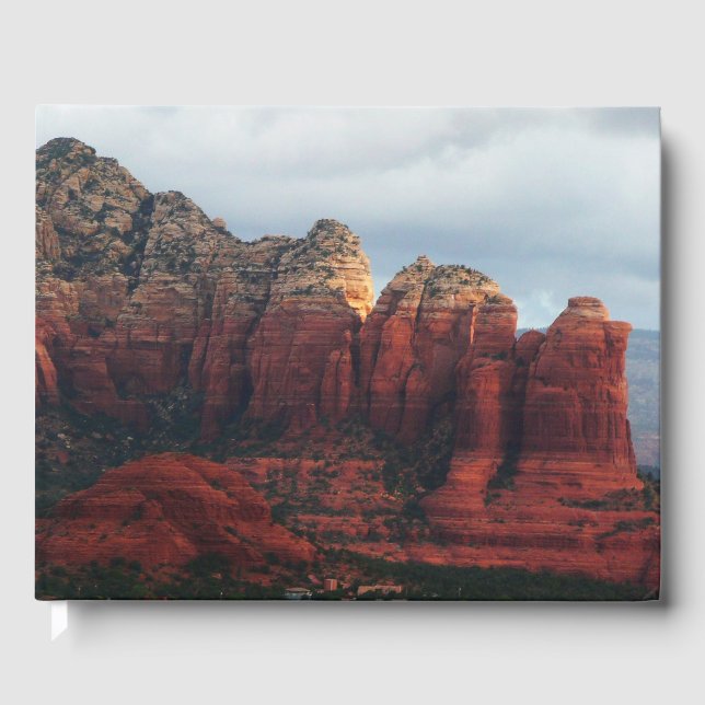 Cloudy Coffee Pot Rock in Sedona Arizona Gästebuch (Vorderseite)