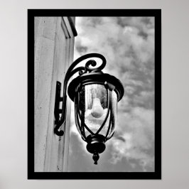 Cloudy Day Lamp Poster
