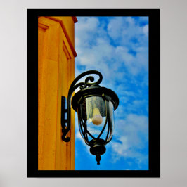 Cloudy Day Lamp Poster