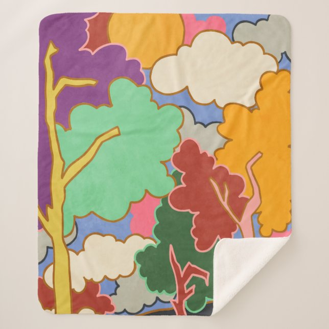 Cloudy Dreams Sherpadecke (Vorderseite)