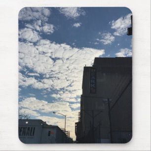 Cloudy Harlem Sky New York City Fotografy NYC Mousepad