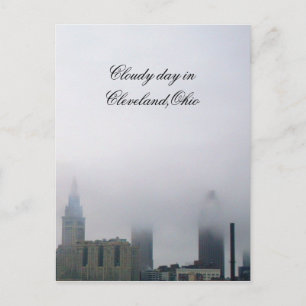 CLOUDY IN CLEVELAND, OHIO Postkarte
