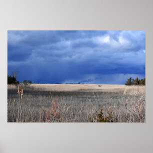 Cloudy Landscape Poster