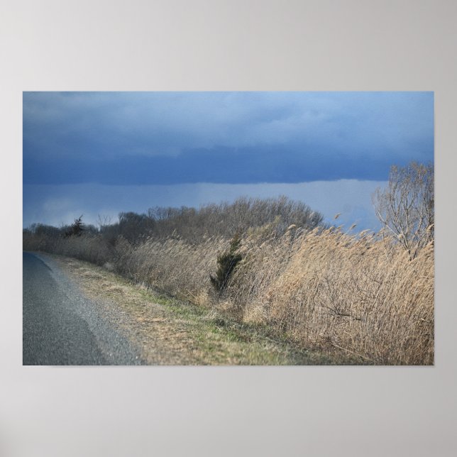 Cloudy Landscape Poster (Vorne)
