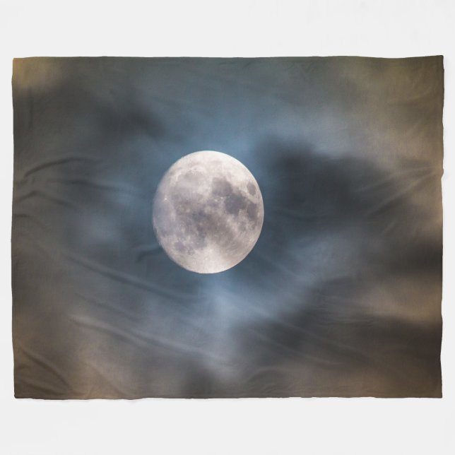 CLOUDY MOON FLEECEDECKE (Vorderseite (Horizontal))