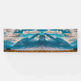 CLOUDY MOUNTAINS BANNER