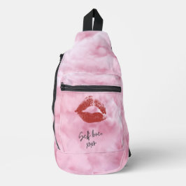 Cloudy Pink Crossbody Bag