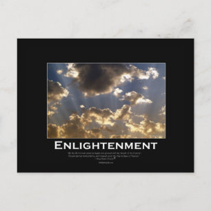 Cloudy Skies Inspiration Postcard Postkarte