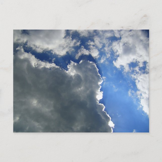 Cloudy Skies Postkarte (Vorderseite)