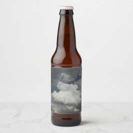 Cloudy Sky-Flaschenetikett Bierflaschenetikett