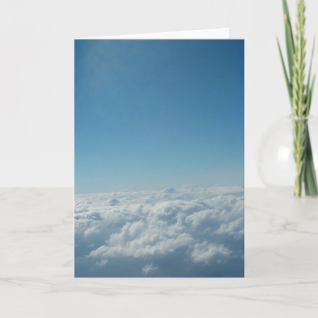 Cloudy Sky Greeting Card Karte (Vorderseite)