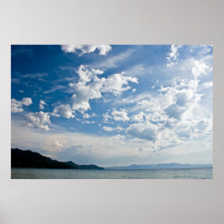 Cloudy Sky in Tahoe Poster