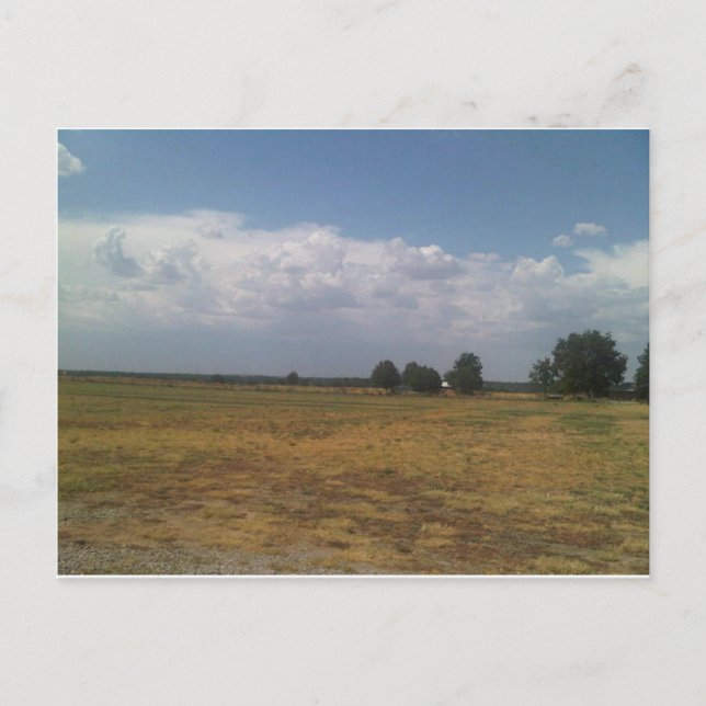 Cloudy Sky Postcard Postkarte (Vorderseite)