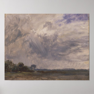 Cloudy Sky Study - John Constable Poster