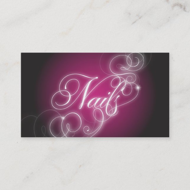 Clouez la lueur élégante de Flourish de carte de (Devant)