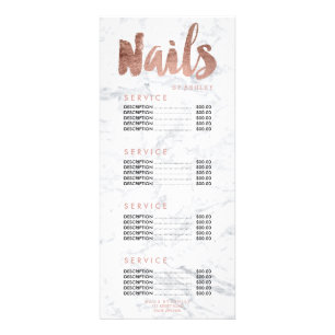 Clous de la typographie or moderne liste de prix m