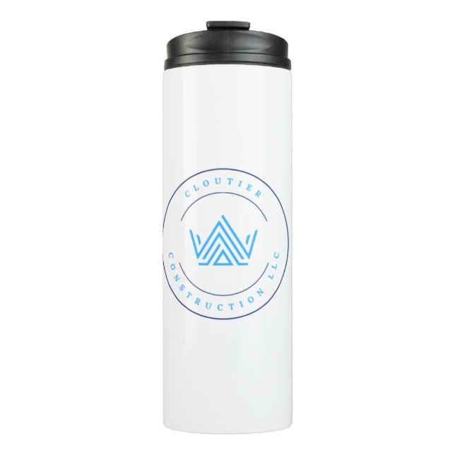 Cloutier Construction Traveler Thermosbecher (Vorderseite)