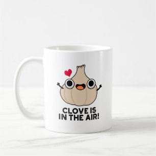 Clove ist in der Luft lustige Knoblauchpuppe Kaffeetasse